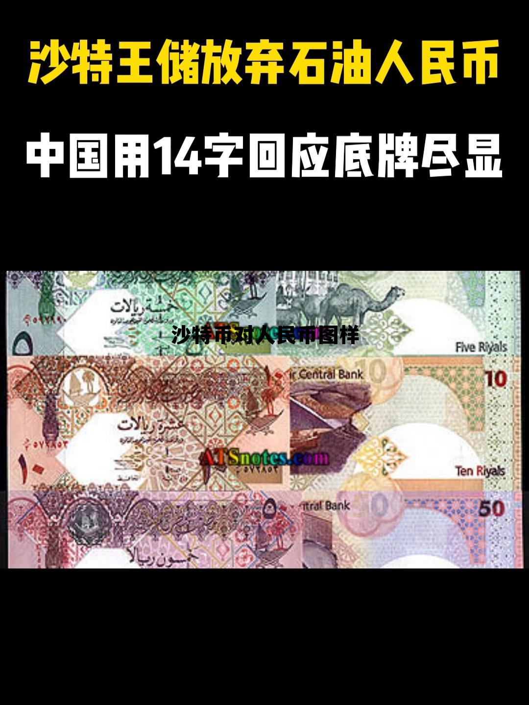 沙特货币对人民币汇率，沙特币对人民币图样